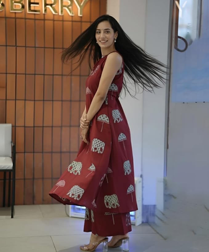 Ethnic Kurta Palazzo Set 